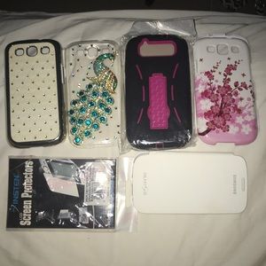 *** Bundle Sale *** 7 Samsung Galaxy S3 Cases